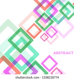 colorful Geometric squares