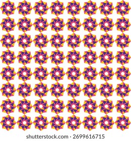 Colorful Geometric Star Pattern Design

