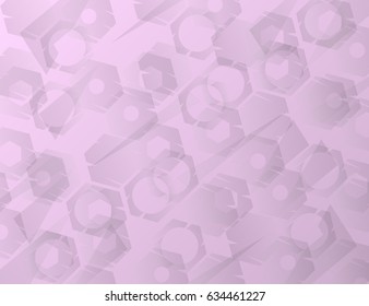 Colorful Geometric Technology Background for Your Design. Vector Illustration.