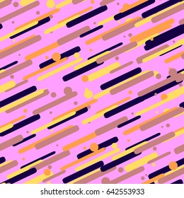 Colorful Geometric Technology Seamless Background for Your Design. Vector Illustration.