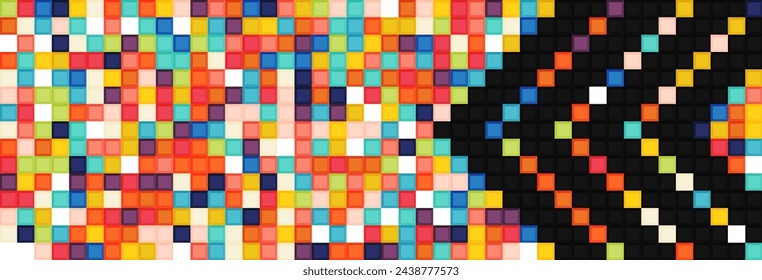 Colorful geometric texture. Abstract background vector can be used in cover design, book design
