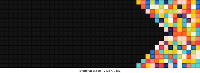 Colorful geometric texture. Abstract background vector can be used in cover design, book design