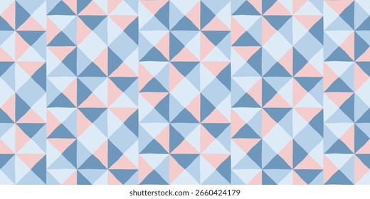 Diseño de triángulo geométrico colorido con una sensación dinámica y moderna: perfecto como fondo, elemento textil o gráfico decorativo en uso independiente.