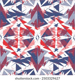 Patrón de ikat triángulo geométrico colorido. Diseño de belleza de moda tradicional. Impresión digital moderna. para la tela, bufandas, chal, bandana, alfombra, mármol, materia textil, diseño, lona, tabla, Plantilla