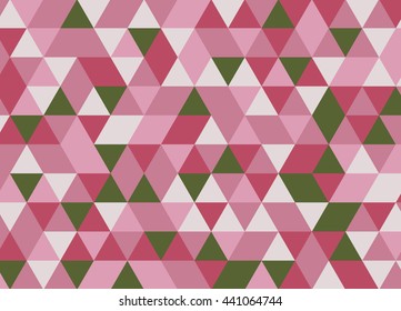 Colorful geometric triangle pattern. Abstract vector background.