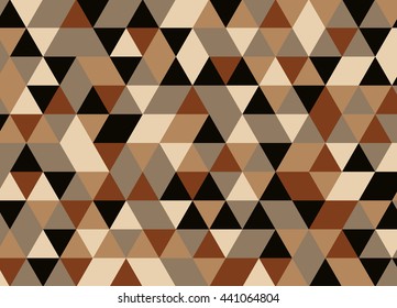 Colorful geometric triangle pattern. Abstract vector background.
