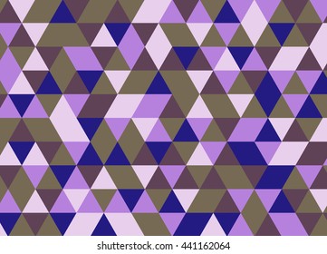 Colorful geometric triangle pattern. Abstract vector background