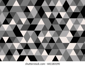 Colorful geometric triangle pattern. Abstract vector background.