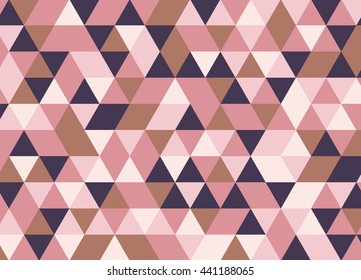 Colorful geometric triangle pattern. Abstract vector background.