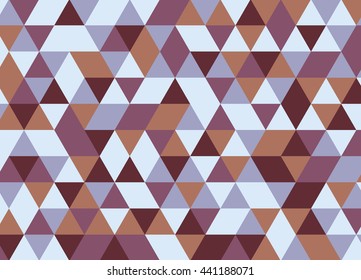 Colorful geometric triangle pattern. Abstract vector background.
