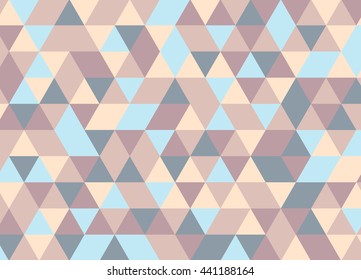 Colorful geometric triangle pattern. Abstract vector background.