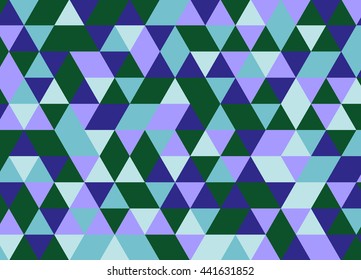 Colorful geometric triangle pattern. Abstract vector background.