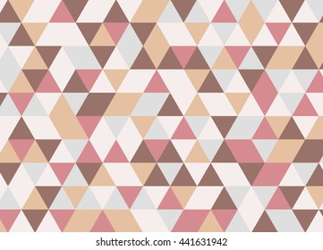 Colorful geometric triangle pattern. Abstract vector background.