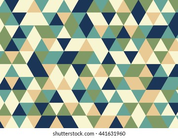 Colorful geometric triangle pattern. Abstract vector background.