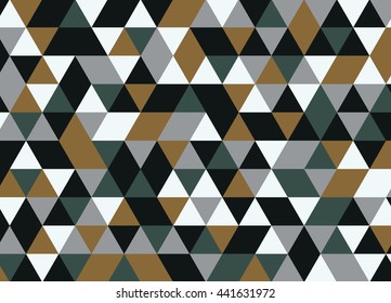 Colorful geometric triangle pattern. Abstract vector background.