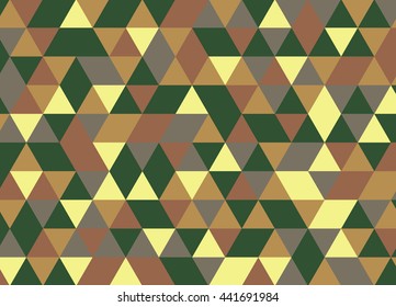 Colorful geometric triangle pattern. Abstract vector background.