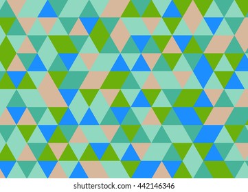 Colorful geometric triangle pattern. Abstract vector background.