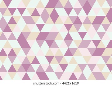 Colorful geometric triangle pattern. Abstract vector background.
