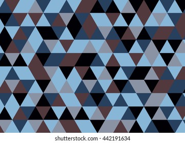 Colorful geometric triangle pattern. Abstract vector background.