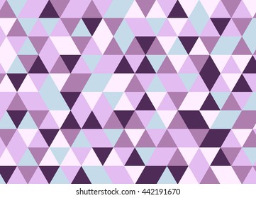 Colorful geometric triangle pattern. Abstract vector background.