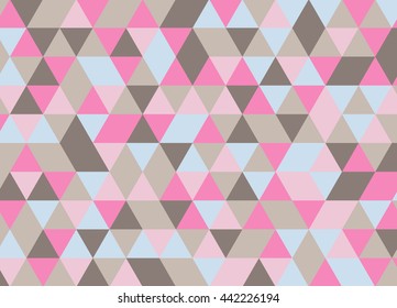 Colorful geometric triangle pattern. Abstract vector background.