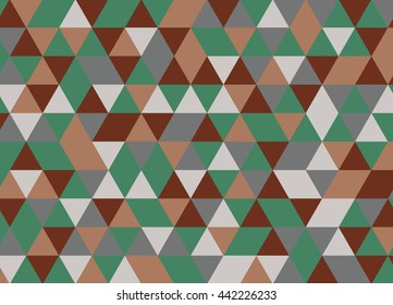 Colorful geometric triangle pattern. Abstract vector background.