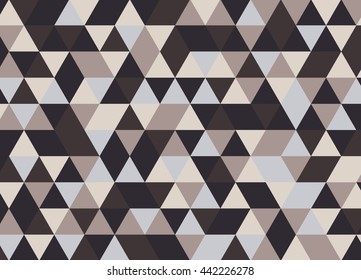 Colorful geometric triangle pattern. Abstract vector background.