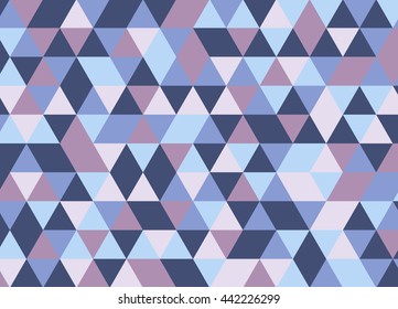 Colorful geometric triangle pattern. Abstract vector background.