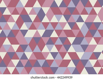 Colorful geometric triangle pattern. Abstract vector background.