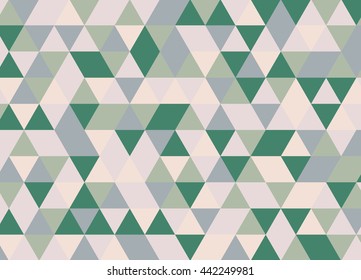 Colorful geometric triangle pattern. Abstract vector background.