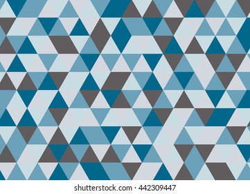 Colorful geometric triangle pattern. Abstract vector background.