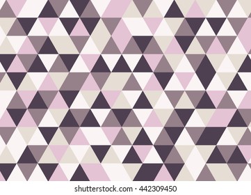 Colorful geometric triangle pattern. Abstract vector background.