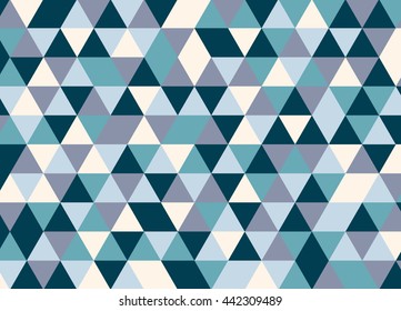 Colorful geometric triangle pattern. Abstract vector background.