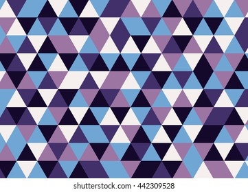 Colorful geometric triangle pattern. Abstract vector background.