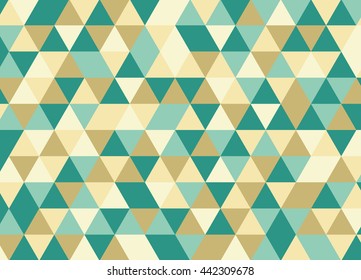 Colorful geometric triangle pattern. Abstract vector background.