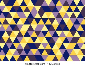 Colorful geometric triangle pattern. Abstract vector background.