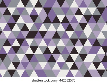 Colorful geometric triangle pattern. Abstract vector background.