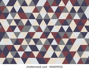 Colorful geometric triangle pattern. Abstract vector background.
