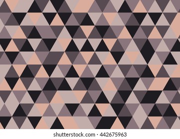 Colorful geometric triangle pattern. Abstract vector background.