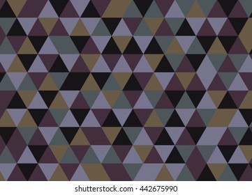 Colorful geometric triangle pattern. Abstract vector background.