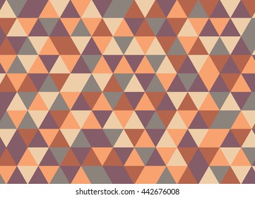 Colorful geometric triangle pattern. Abstract vector background.