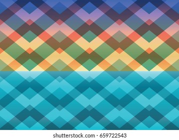 colorful geometric vector background