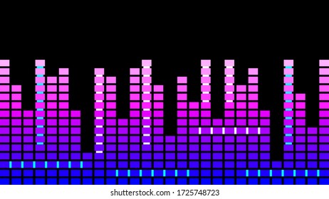 Colorful geometric vector background, abstract neon city in the night.