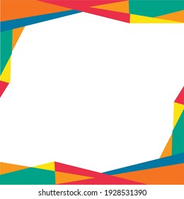 COLORFUL GEOMETRIC VECTOR BACKGROUND, ABSTRACT, SHAPE BACKGROUND