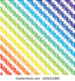 Farbiger geometrischer Vektorhintergrund. Abstraktes Bild. Präsentationsvorlage.