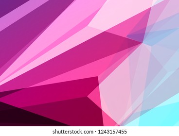 Colorful geometric vector background, can be used for cover design, poster and advertising