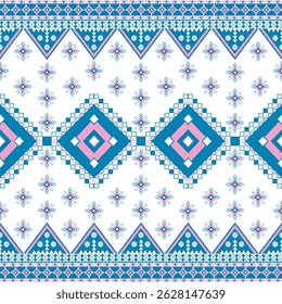 Colorful geometric vector pattern design.