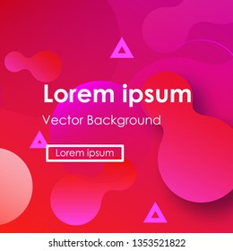 Colorful geometric wallpaper background. Dynamic shapes composition. Designs for posters, leaflets.