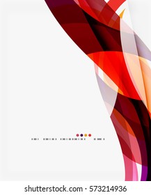 Colorful geometric wave abstract background. Vector template background for workflow layout, diagram, number options or web design