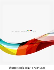 Colorful geometric wave abstract background. Vector template background for workflow layout, diagram, number options or web design